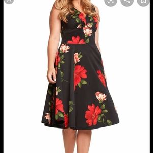 Sleeveless A-line dress